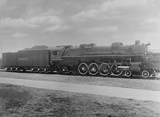 Illinois Central Railroad (ICRR) 2600 4-8-2 Mountain 1942 5 x 7 Photo