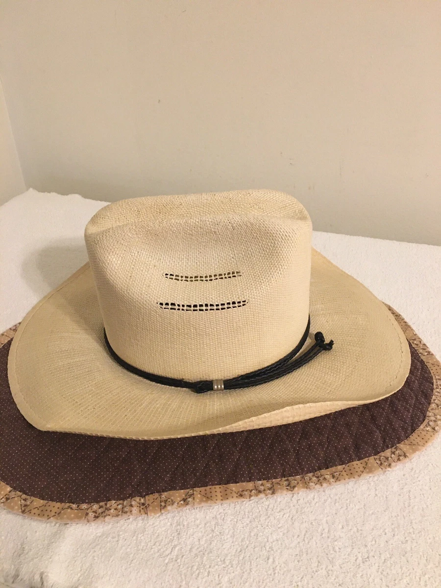 Large brim straw cowboy hats outlet