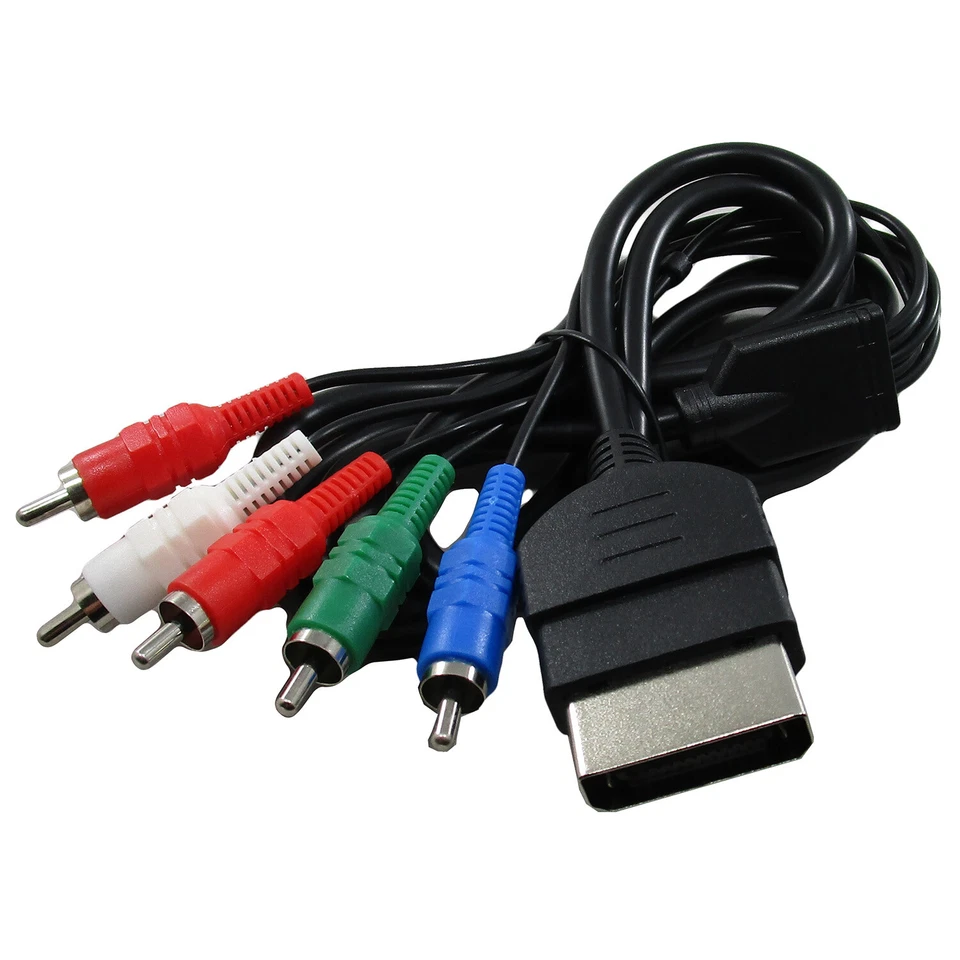 Original Xbox COMPONENT VIDEO CABLE + POWER LEAD AU NZ Plug Classic Console - Image 4 of 4