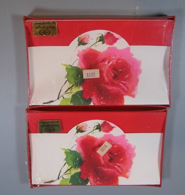 2 Vintage Boxes of Norcross Write-Aways Note Cards Unopened