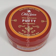 Old Spice Hair Styling Putty with Beeswax High Hold + Matte Finish 2.22 oz