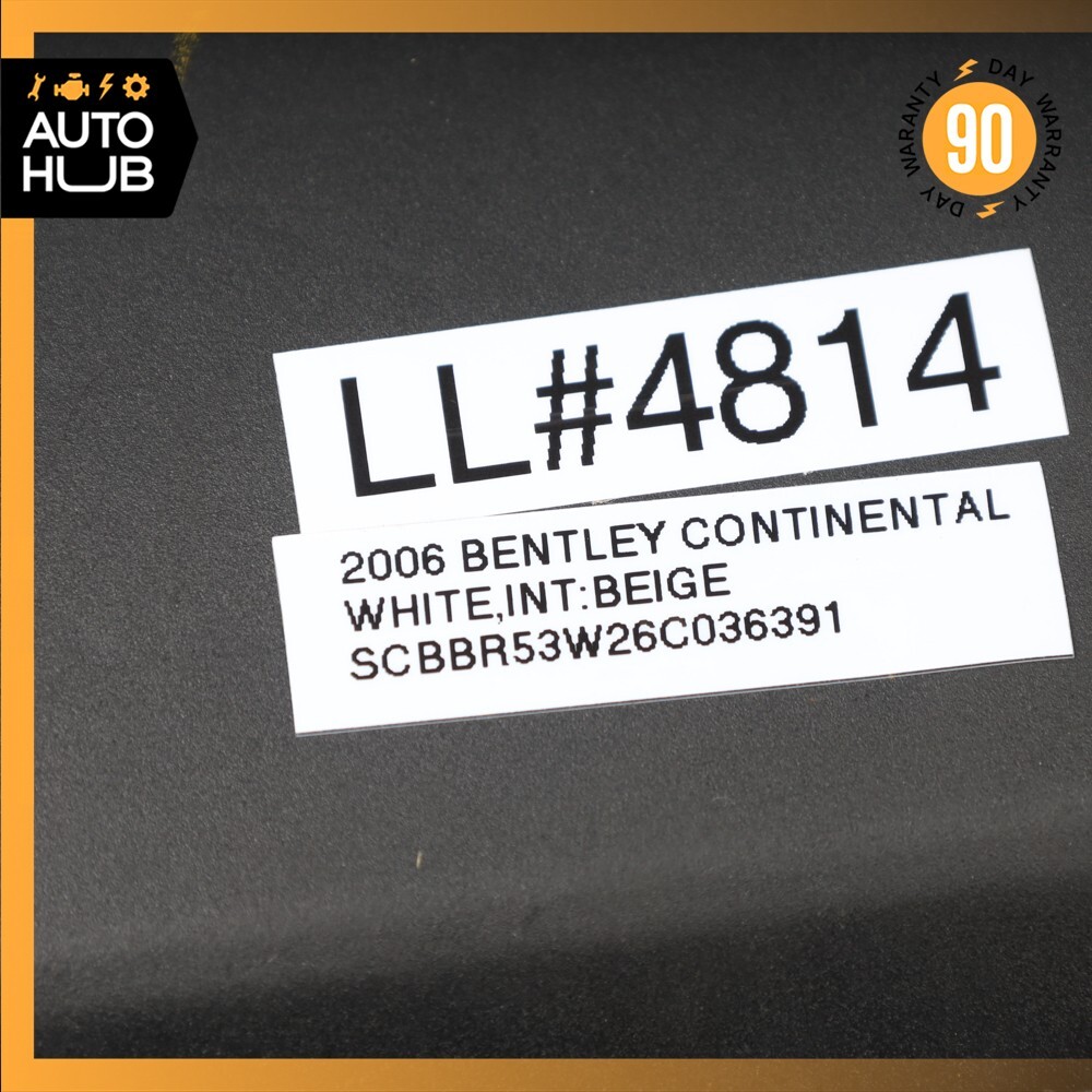 03-12 Bentley Continental Flying Spur GT Fuse Relay Junction Box OEM