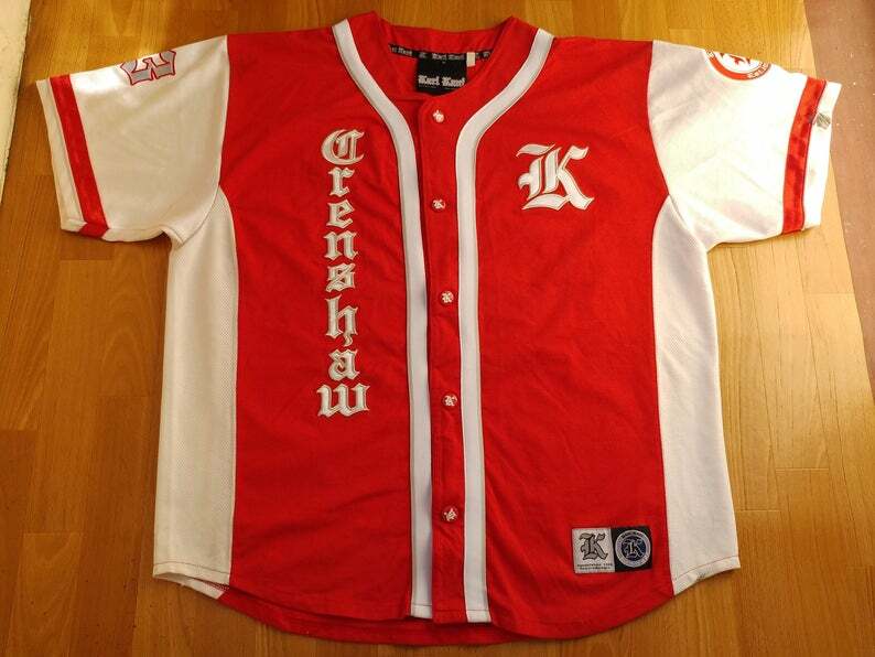 KARL KANI jersey, Crenshaw, vintage hip hop t-shirt, 90s hip