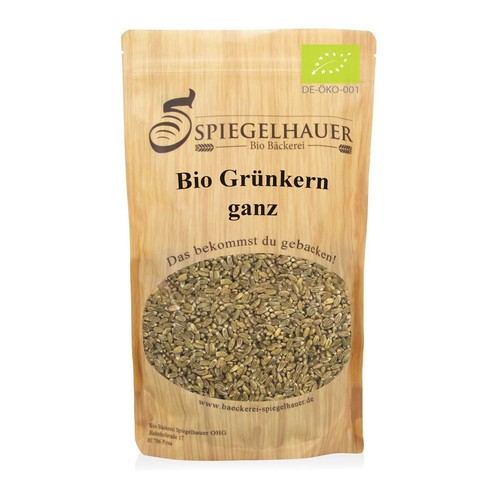 Bio Grünkern ganz 1 kg Grünkorn Dinkel ideal für Grünkernbratlinge