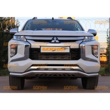 Bull Bar per Mitsubishi L200 Paracolpi Inox Frontale Protezione Motore 2015-2023