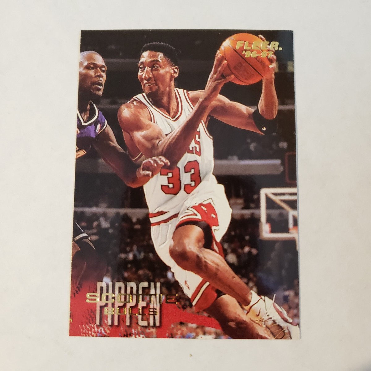 NBAカード　SCOTTIE PIPPEN SCOTTIE PIPPEN 1996-97 Fleer Basketball card #15 Chicago Bulls NR