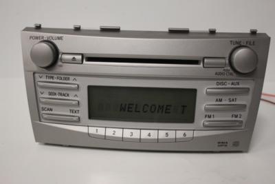 2010-2011 TOYOTA CAMRY 11846 RADIO STEREO MP3 CD PLAYER 86120