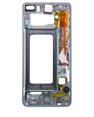 Mid-Frame Housing For Samsung Galaxy S10 Plus (With Small Parts) (Ceramic White)