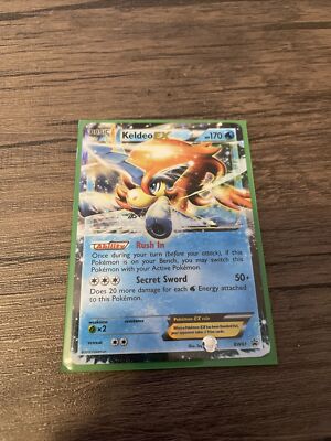 Pokémon TCG Keldeo-EX  BW Black Star Promos BW61 Holo Promo