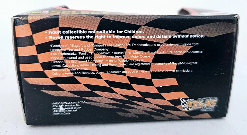 Revell 1998 1/64 Michael Waltrip #21 Citgo Ford Taurus NASCAR fundido a presión Foto 3 de 4