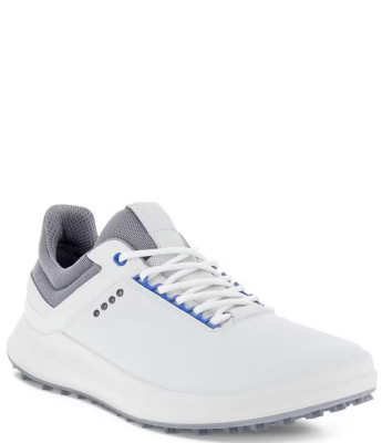NEW MENS ECCO CORE HYDROMAX Golf Shoes, Size 7-7.5 (EU 41), WHITE/SILVER