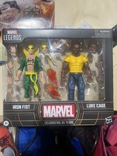Pack Hasbro Marvel Legends 85e Anniversaire – Iron Fist & Luke Cage – Figurines Neuves