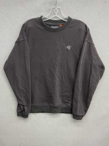 Random Golf Club Crewneck Sweatshirt Mens Large Charcoal Cotton Pullover Sweater