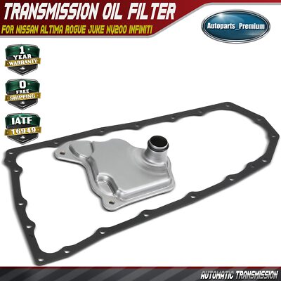 Automatic Transmission Oil Filter &Gasket Kit for Nissan Altima Rogue Juke NV200
