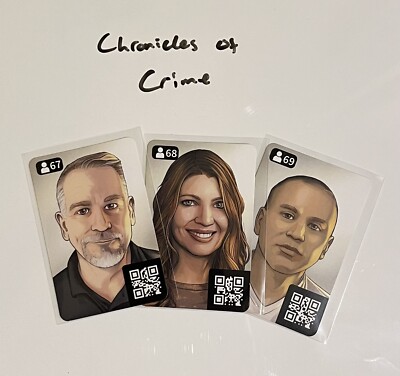 Chronicles of Crime Dice Tower 2021 Promo drei neue Charaktere NEU