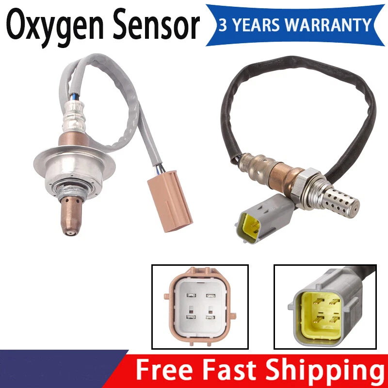 Set of 2 Upper+Lower Oxygen Sensors For Nissan Cube 1.8L L4 2011 2012 2013 2014 Foto 3 de 4