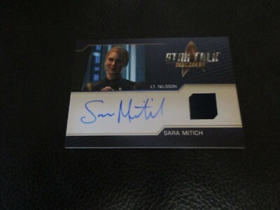 Star Trek Discovery Season 3 Sara Mitich Autograph Relic Costume SOLID -Three