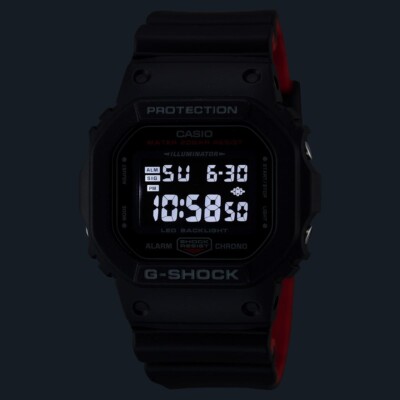 CASIO G-SHOCK Men's Watch DW-5600UHR-1JF holiday Gifts Brack Red
