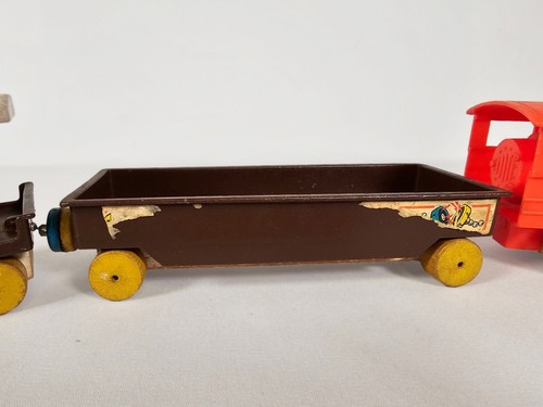 1964 Fisher Price Chug Chug Train Magnetwagen und Begleitwagen - Bild 5 von 8