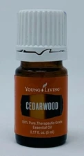 Young Living Cedarwood Pure Therapeutic Grade Essential Oil 5ml - New/Sealed