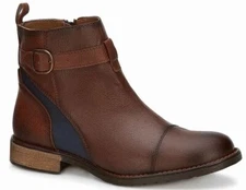 Botas Casuales De Hombre Ferrato. Zapatos Cafes De Hombre