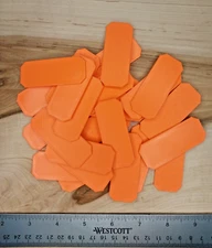  Hot Wheels Track Connectors 25 Pack - Bright Orange