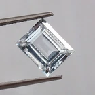 Natural Sky blue Aquamarine Emerald Cut Loose Excellent Quality Gemstone 10x8 MM