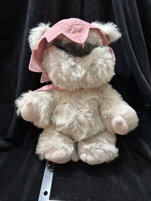 Kenner Ewok Wicket & Prin. Kneesa ぬいぐるみ Kenner Plush 1983 Princess Kneesa the Ewok 14”, Vintage StarWars