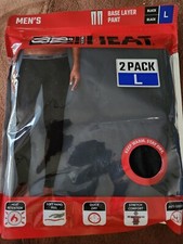 Men's 32 DEGREES Heat Base Layer Pant Long Pack of 2 Size L WAIST 36-38