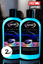 Zymol Cleaner Wax Sio2 Car Polish Protection Non-solvent Formula 2pk