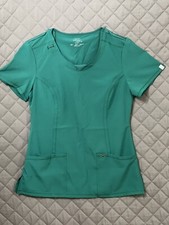 Cherokee Infinity Womens Medical Scrubs Top Green Small S/CH/P 2624A