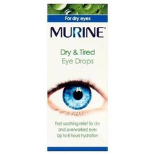 Murine Dry & Tired Eye Drops 15ml | Soothing Relief for Dry, Irritated Eyes