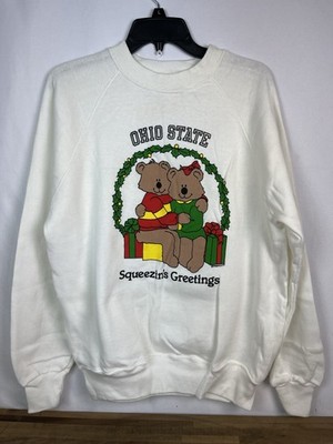 RARE VINTAGE 1980 s Ohio State University FREESTYLE SWEATSHIRT XL NOS Bears Xmas