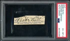BABE RUTH CUT SIGNATURE YANKEES HoF PSA/DNA AUTHENTIC EX-MT PSA 6 AUTO BOLD!