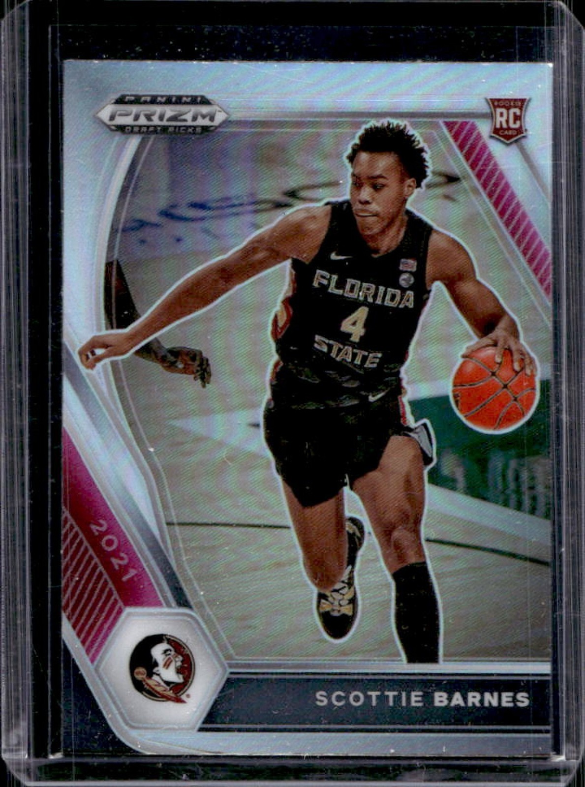 2021-22 Prizm Draft Picks Scottie Barnes RC Silver Rookie #6 Seminoles