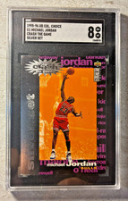 1995-96 UD Collector’s Choice Michael Jordan #C1 Crash the Game Silver Set-SGC 8
