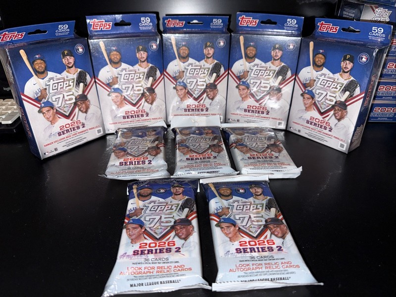 2026 Topps Series 2 Baseball Hanger Boxes New/Sealed Lot!