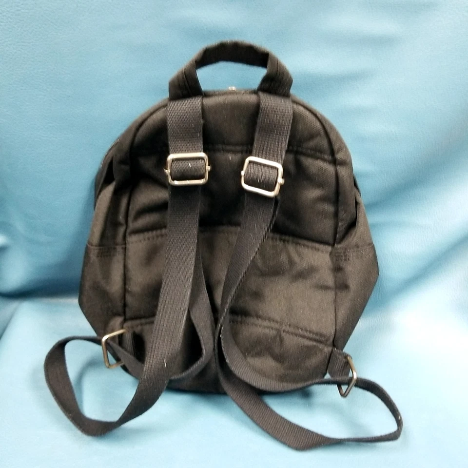 Carhartt 经典黑色迷你帆布背包休闲男女通用旅行包 — 第 2/4 张图片