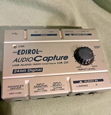 Roland Edirol UA-20 Audio Capture USB MIDI Interface