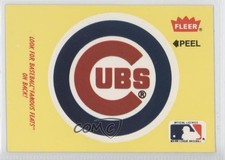 1986 Fleer Chicago Cubs Logo Ed Walsh HOF 1g9