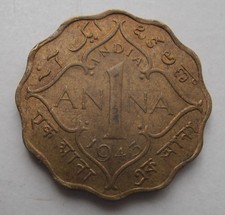 INDIA 1 ANNA 1943