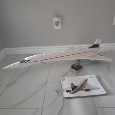 Lego Icons: Concorde (10318) As Pictured With Manual