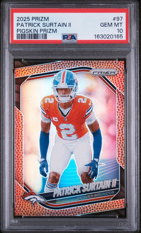 2025 PRIZM PATRICK SURTAIN II PSA 10 POP 1 1/1? SICK COLOR MATCH NON AUTO 99 OVR