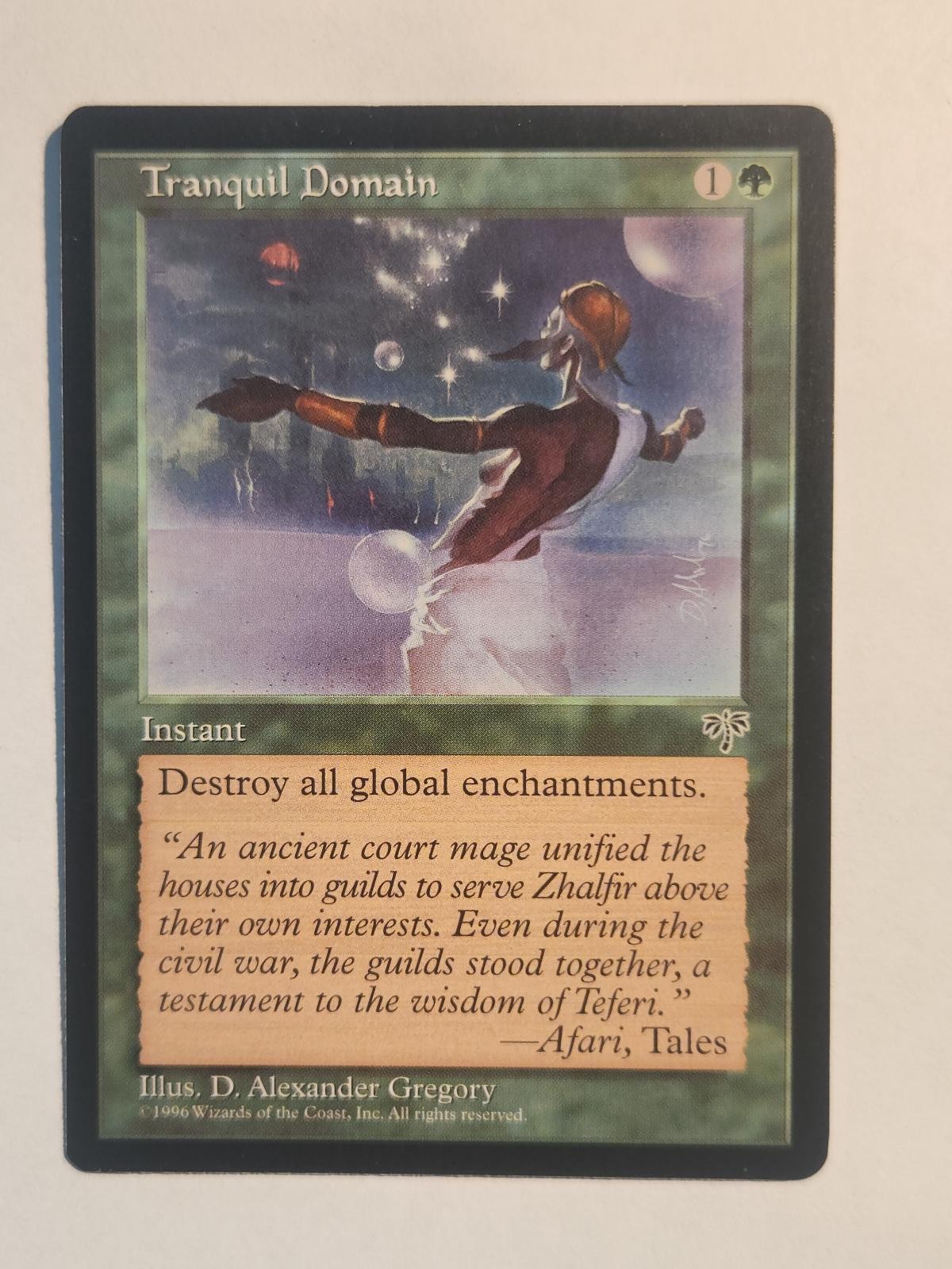 Tranquil Domain Mirage Magic: The Gathering Common LP