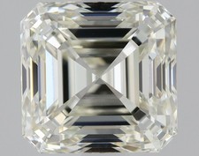 Natural Mined Diamond 1.51 Carat Cert. GIA Asscher Loose K color VVS2 clarity 1966.30 per carat