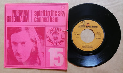 NORMAN GREENBAUM: Spirit In The Sky 7'' 45T Dosenschinken REPRISE 14157 Frankreich 1973