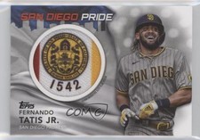 2022 Topps Series 1 City Flag Commemorative Relics Fernando Tatis Jr Patch 05ks