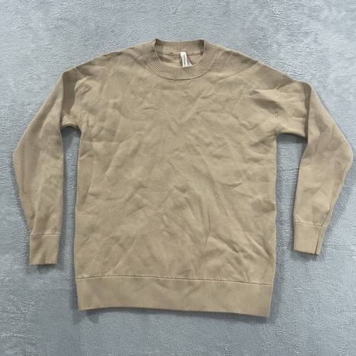 The Group Babaton Sweater Women's 2XS Camel Brown Quiet Luxury Long Sleeve