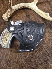 Bond Arms Derringer Leather  Holster. horizontal cross draw USA Made 2.5"-3"
