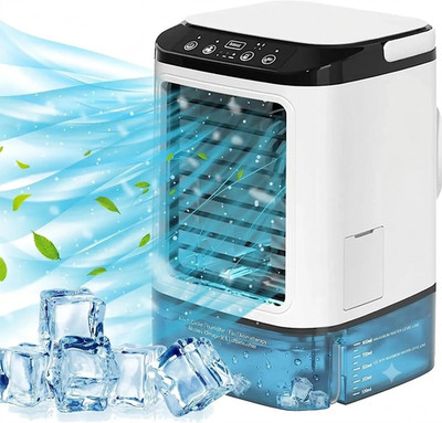 4in1 Mini Mobiles Klimagerät Luftkühler Klimaanlage Ventilator 900ml Wassertank
